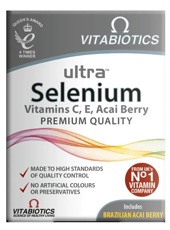 Ultra Selenium with Vitamins C,E & Acai Berry - 30 Tablets